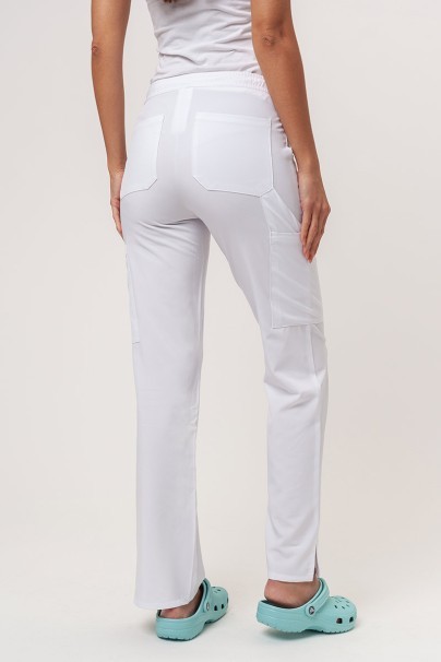 Spodnie medyczne damskie Dickies EDS Essentials Mid Rise białe-1