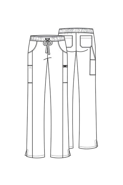 Komplet medyczny damski Dickies EDS Essentials (bluza Mock, spodnie Mid Rise) biały-15