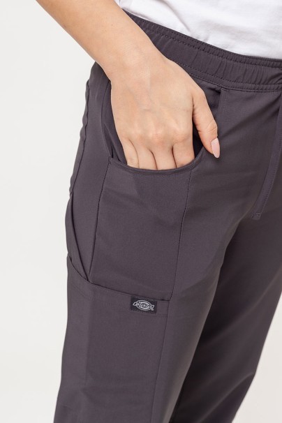 Spodnie medyczne damskie Dickies EDS Essentials Mid Rise szare-3