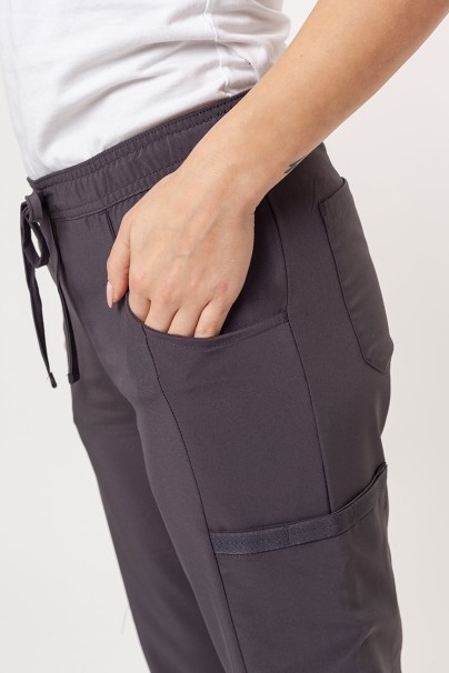 Spodnie medyczne damskie Dickies EDS Essentials Mid Rise szare-4