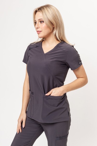 Komplet medyczny damski Dickies EDS Essentials (bluza Mock, spodnie Mid Rise) szary-2