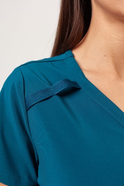 Bluza medyczna damska Dickies EDS Essentials Mock karaibski błękit-3