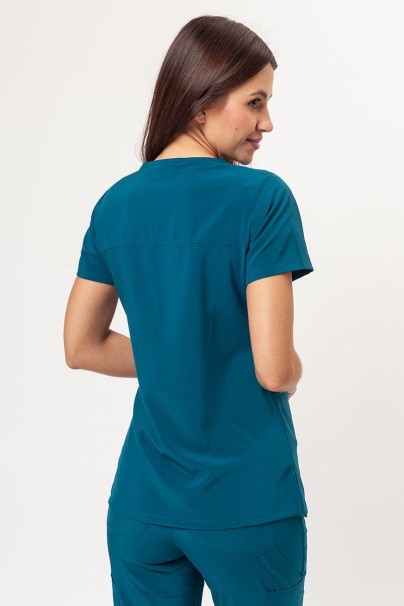 Bluza medyczna damska Dickies EDS Essentials Mock karaibski błękit-2