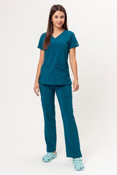 Spodnie medyczne damskie Dickies EDS Essentials Mid Rise karaibski błękit-7