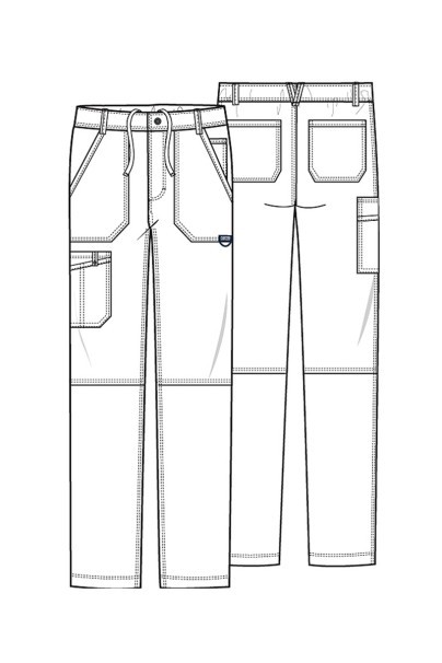 Komplet medyczny męski Cherokee Revolution (bluza V-neck, spodnie Fly Cargo) klasyczny błękit-13