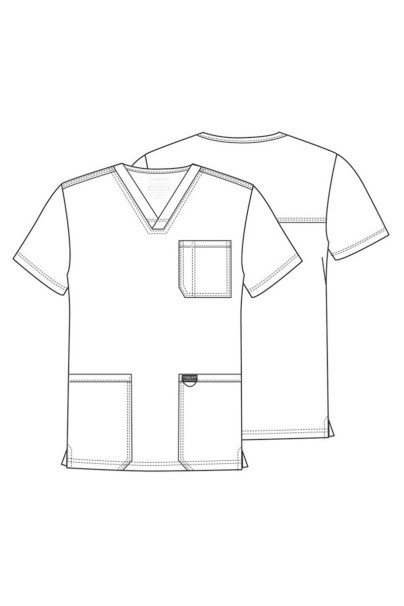 Komplet medyczny męski Cherokee Revolution (bluza V-neck, spodnie Fly Cargo) biały-13