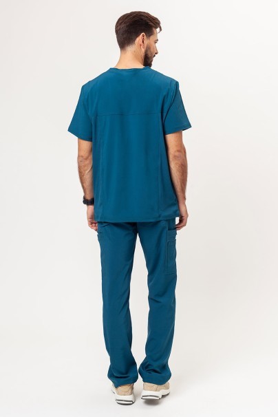 Komplet medyczny męski Cherokee Infinity (bluza V-neck, spodnie Fly) karaibski błękit-1