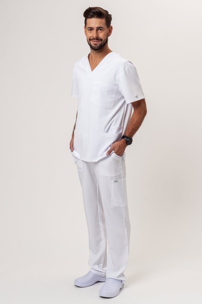 Spodnie medyczne męskie Dickies EDS Essentials Natural Rise białe-5