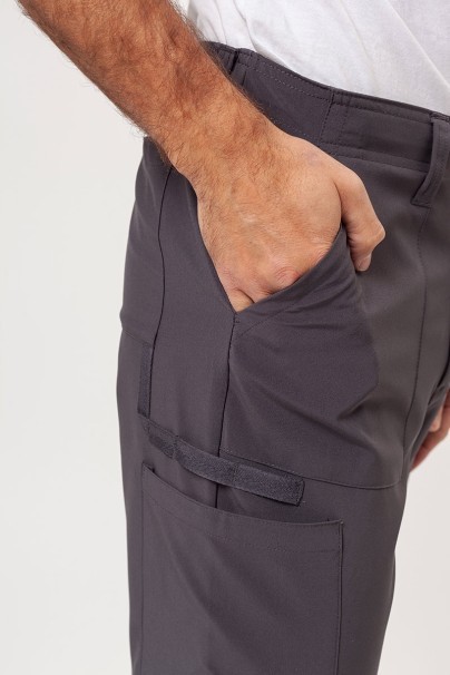 Komplet medyczny męski Dickies EDS Essentials (bluza V-neck, spodnie Natural Rise) szary-12