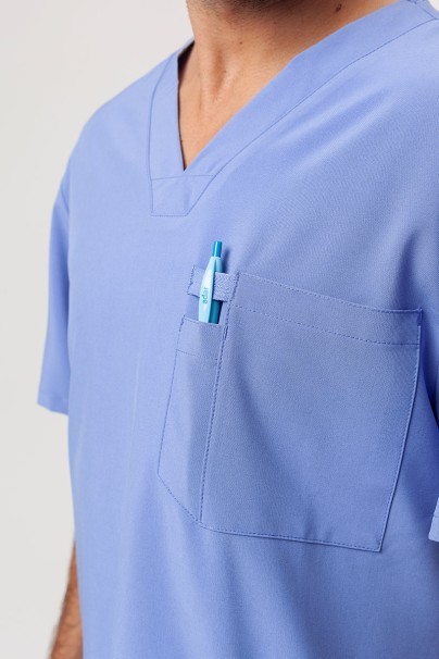 Bluza medyczna męska Dickies EDS Essentials V-neck Men klasyczny błękit-3