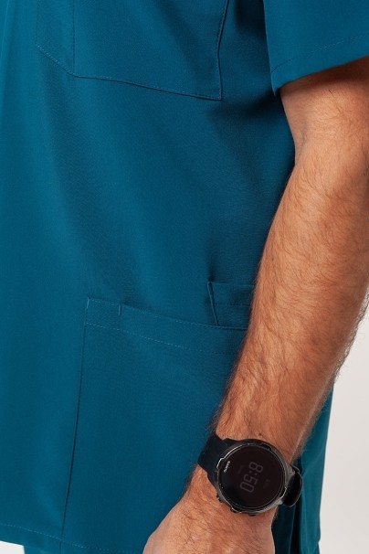 Bluza medyczna męska Dickies EDS Essentials V-neck Men karaibski błękit-3