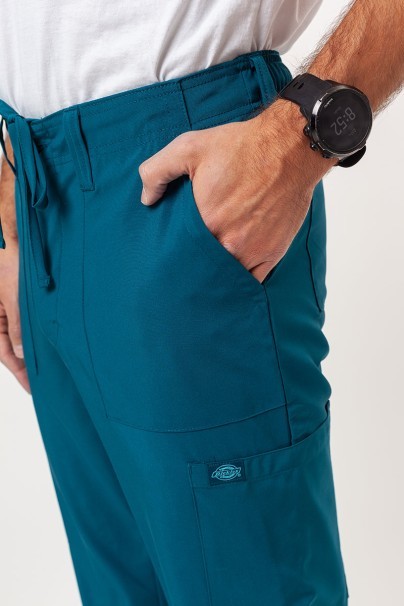 Komplet medyczny męski Dickies EDS Essentials (bluza V-neck, spodnie Natural Rise) karaibski błękit-11
