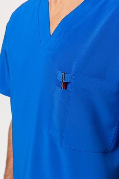 Komplet medyczny męski Dickies EDS Essentials (bluza V-neck, spodnie Natural Rise) królewski granat-4