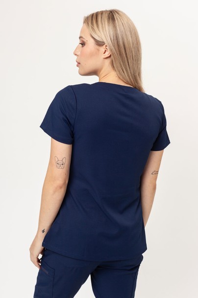 Bluza medyczna damska Uniforms World 109PSX Shelly ciemny granat-1