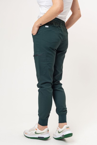 Komplet medyczny damski Uniforms World 109PSX Shelly Jogger (spodnie Ava) butelkowa zieleń-8