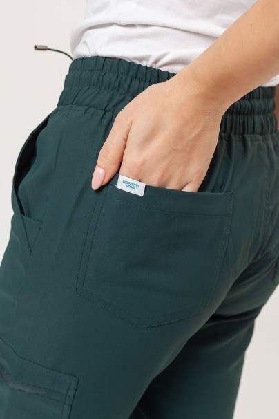 Komplet medyczny damski Uniforms World 109PSX Shelly Jogger (spodnie Ava) butelkowa zieleń-12