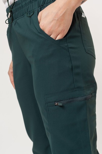 Komplet medyczny damski Uniforms World 109PSX Shelly Jogger (spodnie Ava) butelkowa zieleń-11