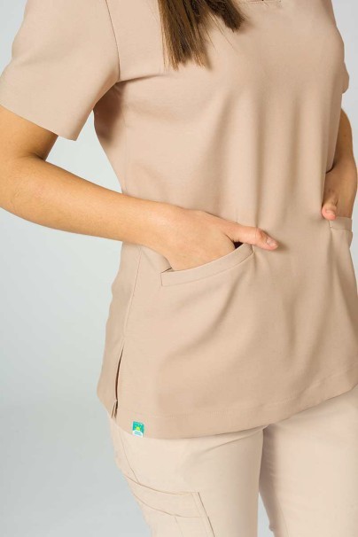 PROMO Komplet medyczny Sunrise Uniforms Premium (bluza Joy, spodnie Chill) beżowy-7