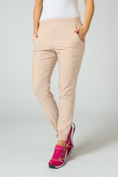PROMO Komplet medyczny Sunrise Uniforms Premium (bluza Joy, spodnie Chill) beżowy-5