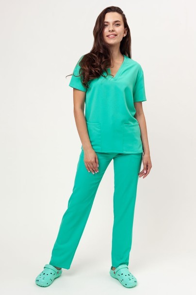 Bluza medyczna damska Velilla Microfiber miętowa-4