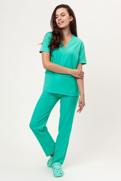 Bluza medyczna damska Velilla Microfiber miętowa-6