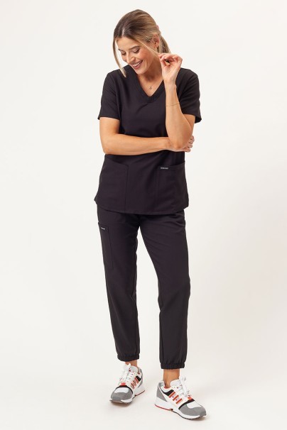 Bluza medyczna damska Cherokee Ultra V-neck Top czarna-4