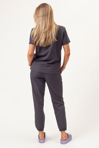 Bluza medyczna damska Cherokee Ultra V-neck Top szara-6