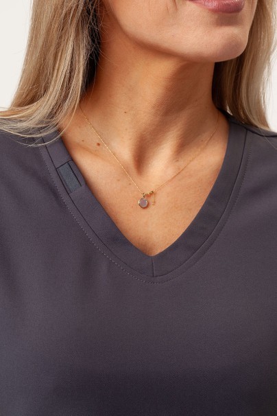 Bluza medyczna damska Cherokee Ultra V-neck Top szara-3
