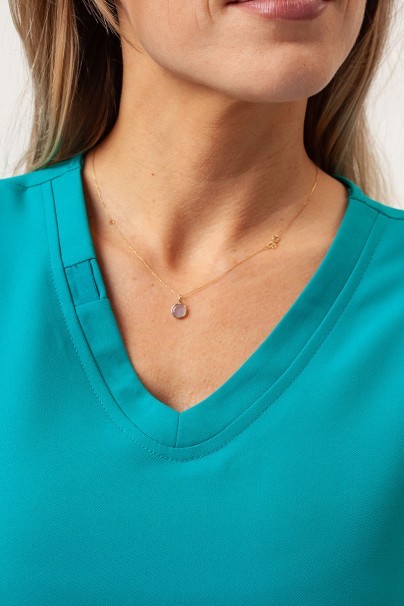 Bluza medyczna damska Cherokee Ultra V-neck Top morski błękit-3