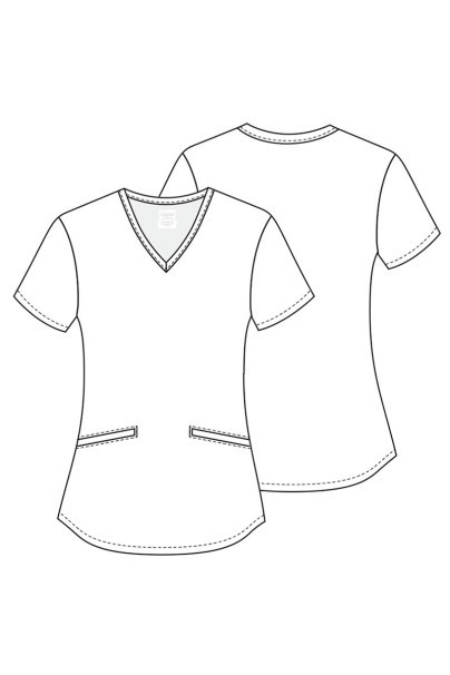 Bluza medyczna damska Cherokee Prints V-neck Loving Cause-5