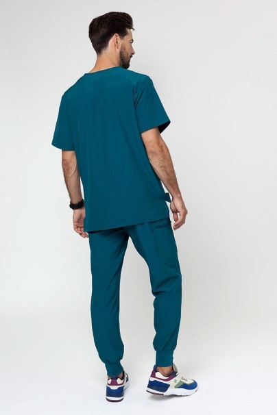 Bluza medyczna męska Uniforms World 309TS™ Louis karaibski błękit PROMO-2