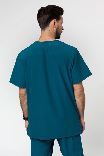 Bluza medyczna męska Uniforms World 309TS™ Louis karaibski błękit PROMO-3
