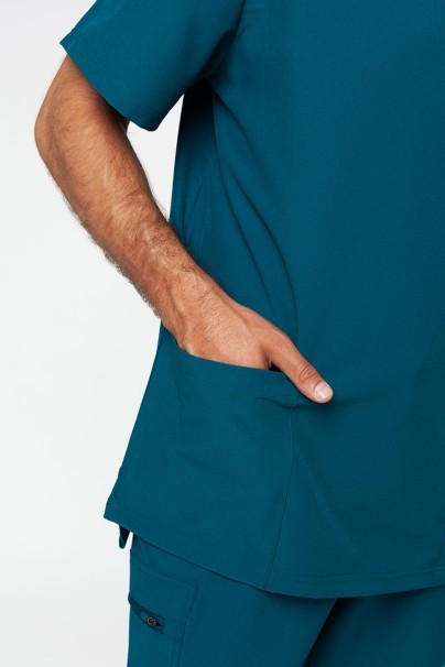Bluza medyczna męska Uniforms World 309TS™ Louis karaibski błękit PROMO-6