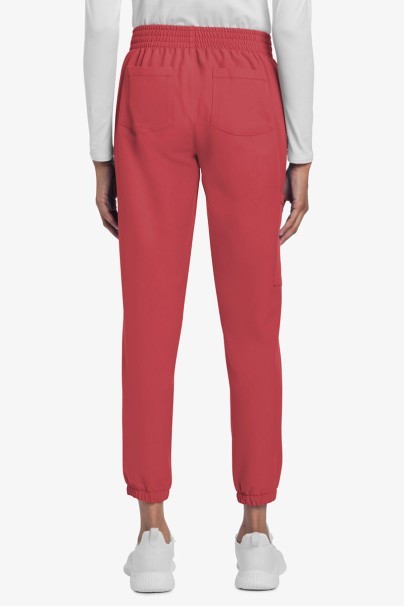 Spodnie medyczne damskie Cherokee Ultra jogger koralowe-8