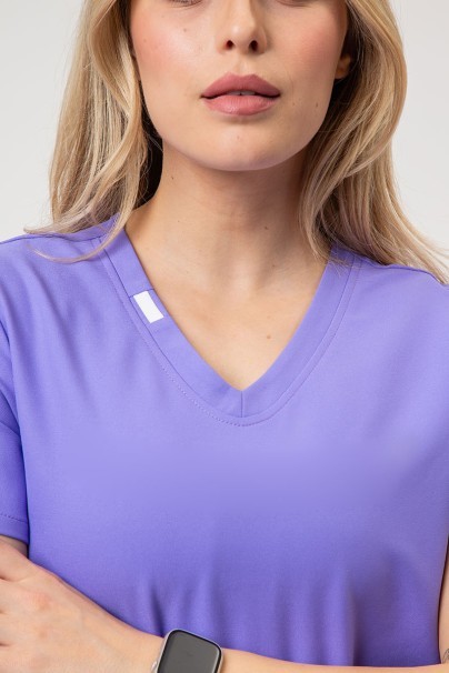 Komplet medyczny damski Cherokee Ultra (bluza V-neck, spodnie Jogger) lawendowy-5