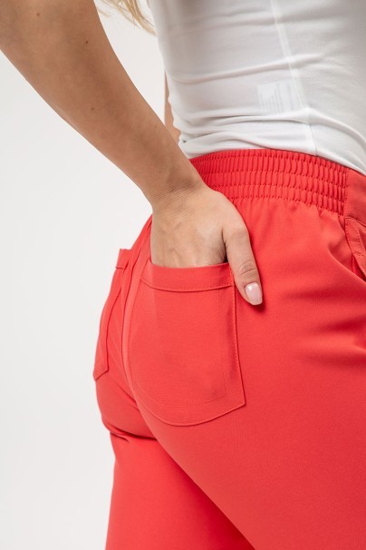 Komplet medyczny damski Cherokee Ultra (bluza V-neck, spodnie Jogger) koralowy-10