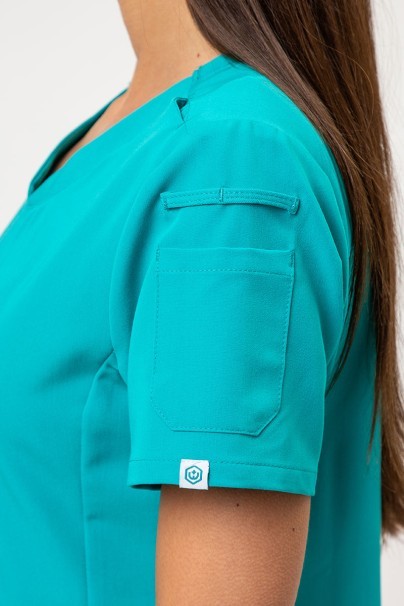 Komplet medyczny damski Uniforms World 518GTK™ (bluza Lucy, spodnie Alivia) morski błękit-7
