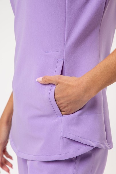 Bluza medyczna damska Uniforms World 518GTK™ Lucy lawendowa-5