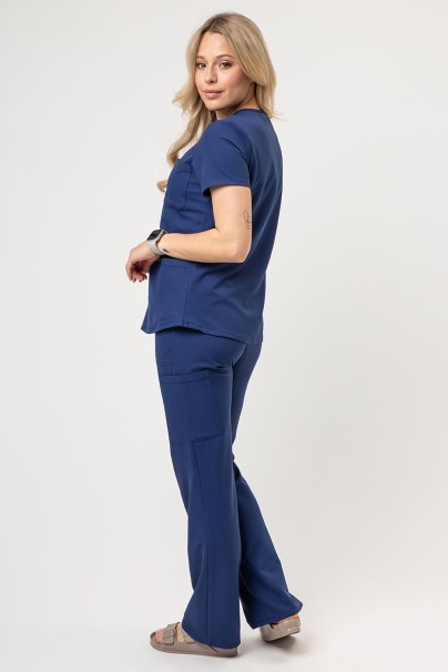 Komplet medyczny damski Cherokee Ultra (bluza 3-pocket, spodnie Cargo) ciemny granat-2