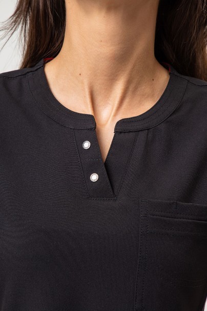 Komplet medyczny damski Dickies EDS NXT (bluza Round Neck, spodnie Wide Leg) czarny-4