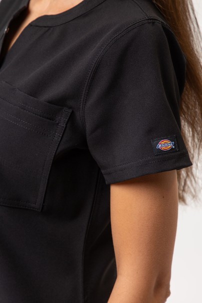 Komplet medyczny damski Dickies EDS NXT (bluza Round Neck, spodnie Wide Leg) czarny-5