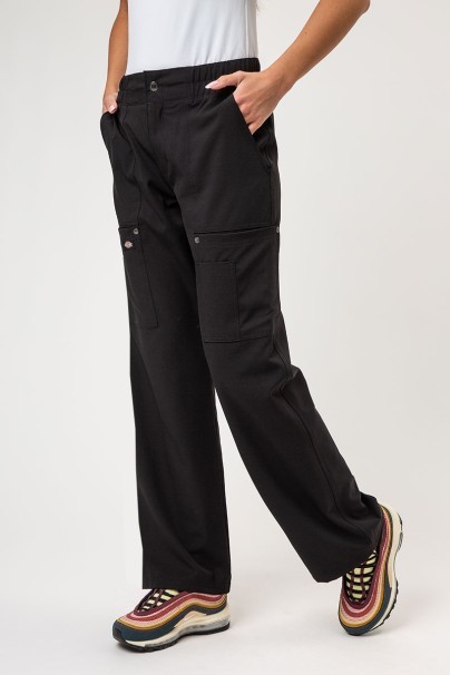 Komplet medyczny damski Dickies EDS NXT (bluza Round Neck, spodnie Wide Leg) czarny-7