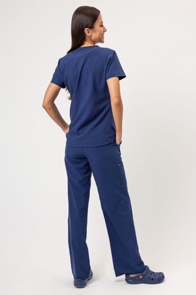 Komplet medyczny damski Dickies EDS NXT (bluza Round Neck, spodnie Wide Leg) ciemny granat-2