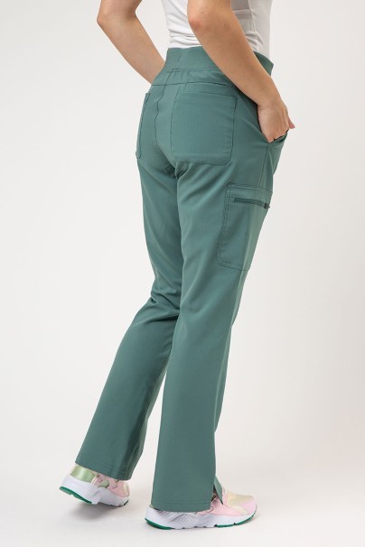 Komplet medyczny damski Maevn Momentum (bluza Dolman, spodnie Flare Leg) pastelowa zieleń-6