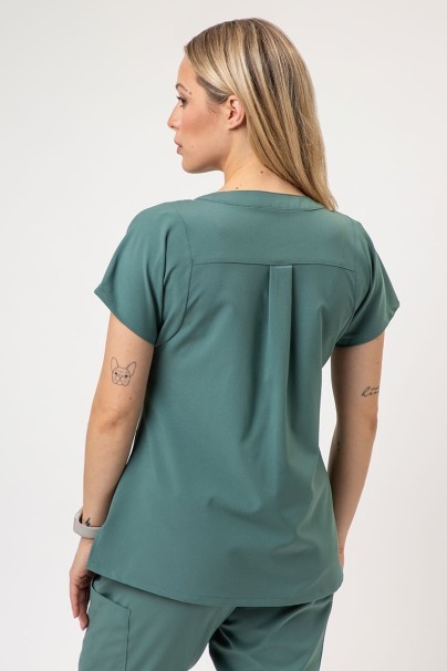 Komplet medyczny damski Maevn Momentum (bluza Dolman, spodnie Flare Leg) pastelowa zieleń-4