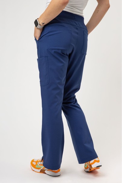Komplet medyczny damski Maevn Momentum (bluza Dolman, spodnie Flare Leg) ciemny granat-9