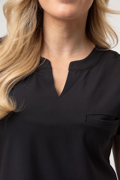 Komplet medyczny damski Maevn Momentum (bluza Dolman, spodnie Flare Leg) czarny-4