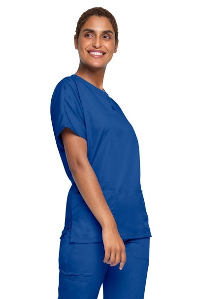 Komplet medyczny damski Cherokee Originals (bluza V-neck, spodnie N.Rise) granatowy-2