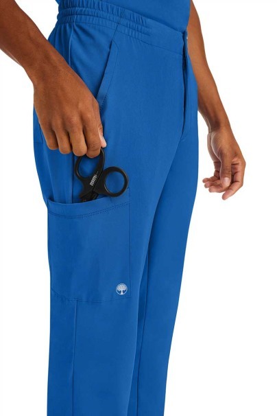Komplet medyczny męski Healing Hands (bluza Matthew, spodnie Ryan) królewski granat-8