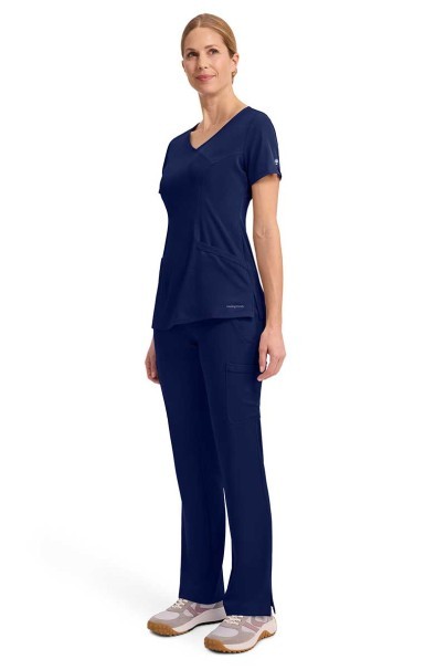 Spodnie medyczne damskie Healing Hands Renee jogger ciemny granat-5